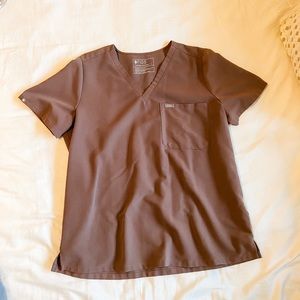 FIGS Caterina One Pocket Smokey Taupe sz Lg